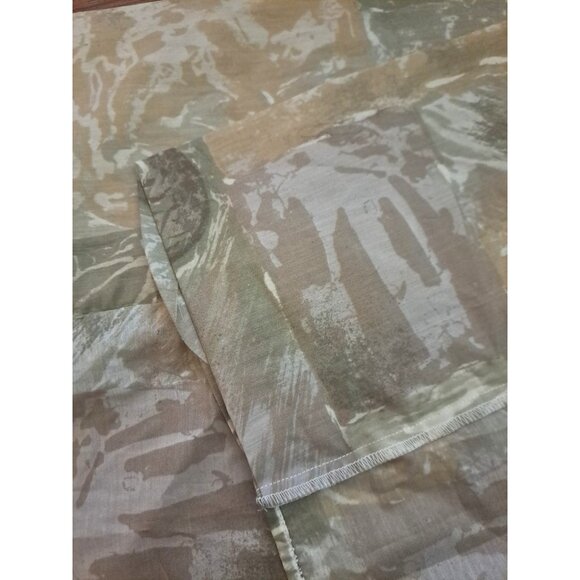 Vintage Arched Valance Beige Geometric Southwest Print Extra Long 110x24 - Picture 4 of 4